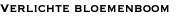 Verlichte bloemenboom