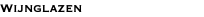 Wijnglazen
