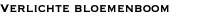 Verlichte bloemenboom